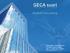 GECA GLOBAL CONSULTING suarl 76, Avenue Habib Bourghiba App. A1-1 2080 Ariana - TUNISIA MF: 1260762R/A/M/000