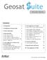 Manuale Utente. Contents. Your journey, Our technology. 6. Come aggiornare le mappe 6. 1. Introduzione 2. 2. Installazione di Geosat Suite 2