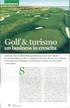 Golf & turismo. un business in crescita