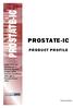 PROSTATE-IC PRODUCT PROFILE. Edizione Italiana