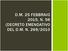 D.M. 25 FEBBRAIO 2015, N. 56 (DECRETO EMENDATIVO DEL D.M. N. 269/2010