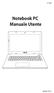 I7169. Notebook PC Manuale Utente