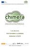 C.H.I.M.E.R.A. PIATTAFORMA E-LEARNING MANUALE UTENTE