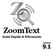 ZoomText 9.1. Guida Rapida di Riferimento. version