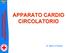 APPARATO CARDIO CIRCOLATORIO. Dr. Marco D Amato