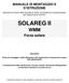 MANUALE DI MONTAGGIO E D ISTRUZIONE. Strumenti di misura delle quantità di calore comandati da microprocessore per impianti solari termichi