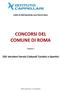 CONCORSI DEL COMUNE DI ROMA