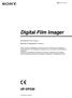 Digital Film Imager UP-DF500. Istruzioni per I uso Pagina 2 Manuale di impostazione Pagina 43