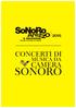 CONCERTI DI MUSICA DA CAMERA SONORO