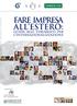 FARE IMPRESA ALL ESTERO: