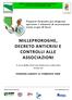 MILLEPROROGHE, DECRETO ANTICRISI E CONTROLLI ALLE ASSOCIAZIONI