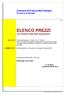 Comune di Francavilla Fontana Provincia di Brindisi ELENCO PREZZI. ed Incidenza netta della manodopera