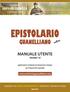 EPISTOLARIO GUANELLIANO. MANUALE UTENTE versione 1.0. online. applicazione realizzata da Gianmario Colciago per l'opera Don Guanella