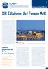 XII Edizione del Forum AIC