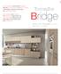 Bridge. anta con maniglia frontale. door with front handle