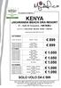 KENYA 1.050 1.050 SOLO VOLO DA 599 JACARANDA BEACH ORA RESORT. 4* - Soft All Inclusive - WATAMU. partenze da BOLOGNA, Milano, Roma e VERONA SETTEMBRE