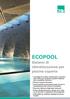 ECOPOOL Sistemi di climatizzazione per piscine coperte