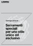 Catalogo generale Serramenti speciali per uno stile unico ed esclusivo