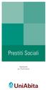 Prestiti Sociali. Regolamento per i Prestiti Sociali