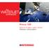 Primus 184. Sistema di taglio a getto d'acqua Waterjet cutting system