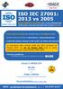 ISO IEC 27001: 2013 vs 2005