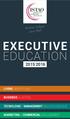 EXECUTIVE EDUCATION 2015 2016