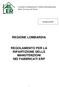 REGIONE LOMBARDIA REGOLAMENTO PER LA RIPARTIZIONE DELLE MANUTENZIONI NEI FABBRICATI ERP