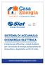 SISTEMA DI ACCUMULO DI ENERGIA ELETTRICA