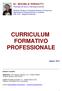 CURRICULUM FORMATIVO PROFESSIONALE