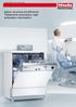 Termodisinfettori G 7831, G 7881, G 7892. Igiene, sicurezza ed efficienza Trattamento automatico negli ambulatori odontoiatrici
