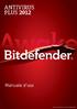 Manuale d'uso. Diritto d'autore 2011 Bitdefender