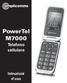 PowerTel M7000. Telefono cellulare. Istruzioni d uso