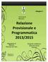 Relazione Previsionale e Programmatica 2013/2015