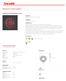 PRODUCT DATA SHEET. Copernico 500 sospensione - Red TECHNICAL DATA SHEET. Features. Dimensions OPTICS DIMENSIONS LAMP LAMPS INCLUDED ELECTRICAL