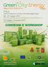 Green City Energy CONVEGNI E WORKSHOP. Pisa. Seconda Edizione