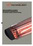RISCALDAMENTO ALOGENO INFRAROSSO RESIDENZIALE Residential Halogen Infrared Heating