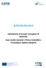 Articolo tecnico. Valutazione di scenari energetici di Distretto Caso studio inerente il Parco Scientifico- Tecnologico Sophia-Antipolis