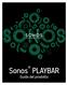 Sonos PLAYBAR. Guida del prodotto