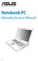 Notebook PC. Manuale Utente (e-manual)
