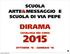 SCUOLA ARTE&MESSAGGIO E SCUOLA DI VIA PEPE DIRAMA CATALOGO DEI CORSI 2015 OTTOBRE 15 - GENNAIO 16