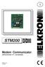 STM200. Modem Communicator APPROVAZIONE PTT: 1997MDSM088 IS0091-AH 12.2003