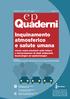 Inquinamento atmosferico e salute umana ovvero come orientarsi nella lettura e interpretazione di studi ambientali, tossicologici ed epidemiologici