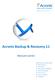 Acronis Backup & Recovery 11 Manuale utente