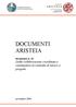 DOCUMENTI ARISTEIA. documento n. 44 Dalla collaborazione coordinata e continuativa al contratto di lavoro a progetto