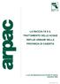 LA RACCOLTA E IL TRATTAMENTO DELLE ACQUE REFLUE URBANE NELLA PROVINCIA DI CASERTA