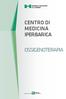 CENTRO DI MEDICINA IPERBARICA OSSIGENOTERAPIA