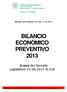 BILANCIO ECONOMICO PREVENTIVO 2013