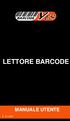 LETTORE BARCODE V 2.1 EN MANUALE UTENTE