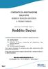 CONTRATTO DI ASSICURAZIONE SULLA VITA RENDITA VITALIZIA DIFFERITA A PREMIO ANNUO. Reddito Deciso Tariffa H8.NEW - 8N0903.3.