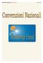 Convenzioni nazionali Academy Card anno 2007